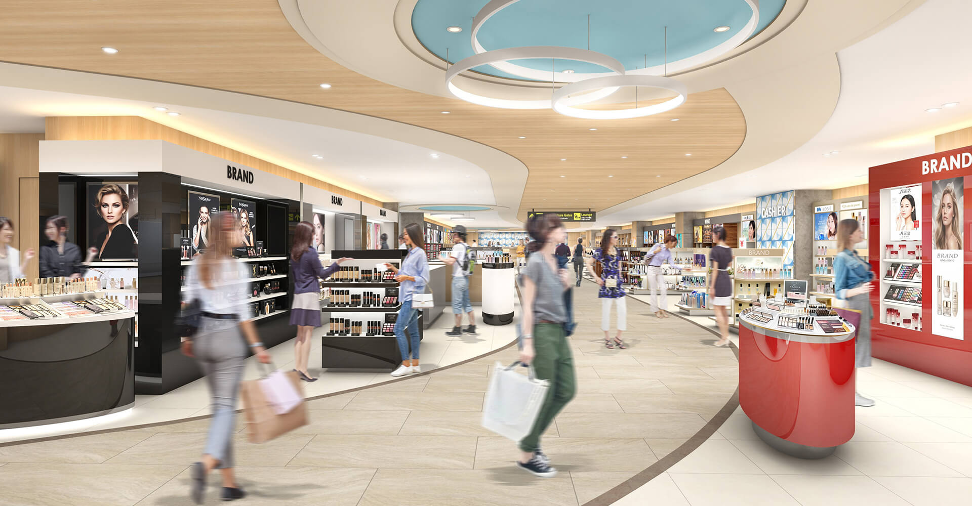 広島空港旅客ターミナルビルのリニューアル後イメージ